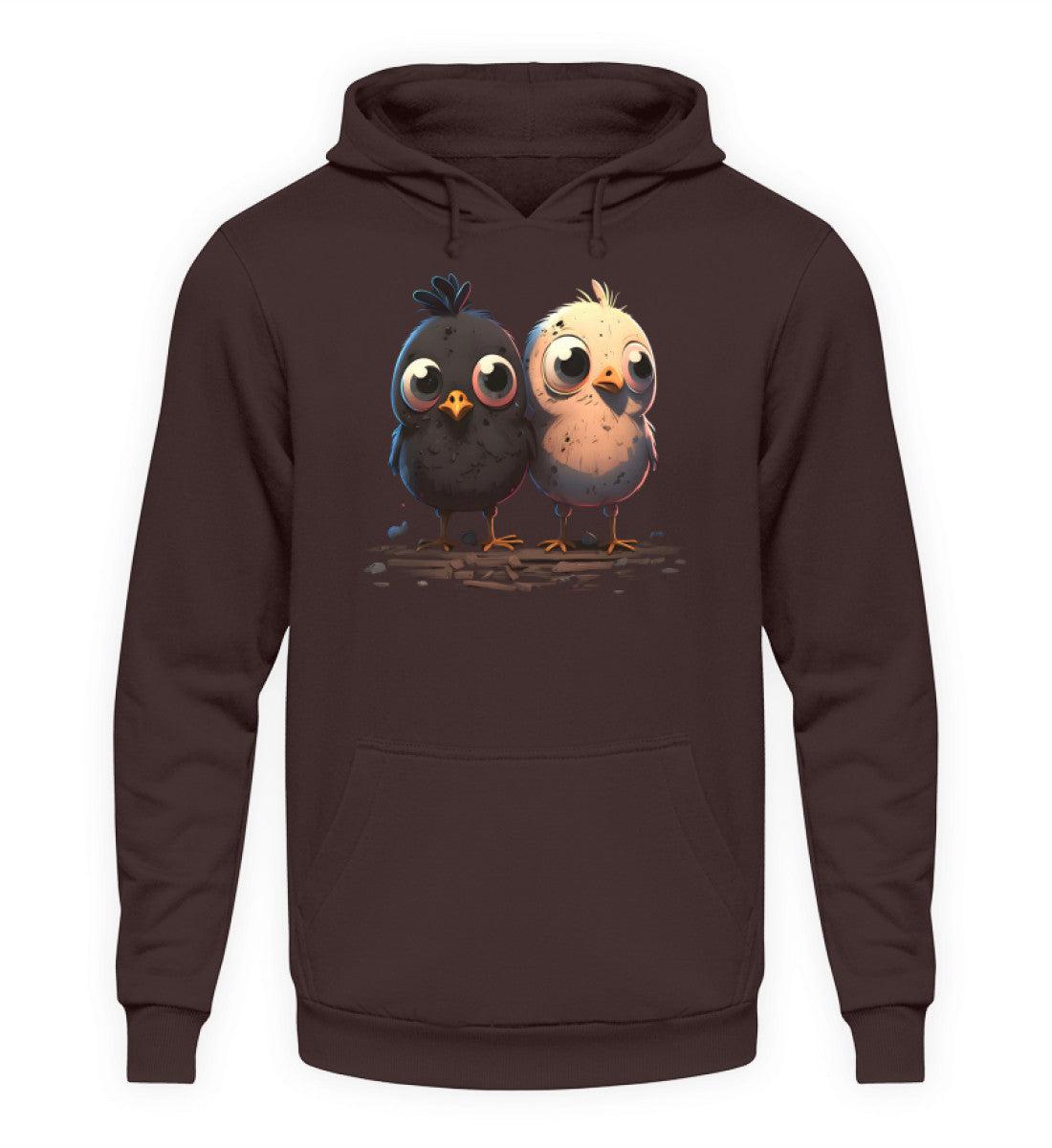 Küken Schwarz und Weiss · Unisex Kapuzenpullover Hoodie-Unisex Hoodie-Hot Chocolate-S-Agrarstarz