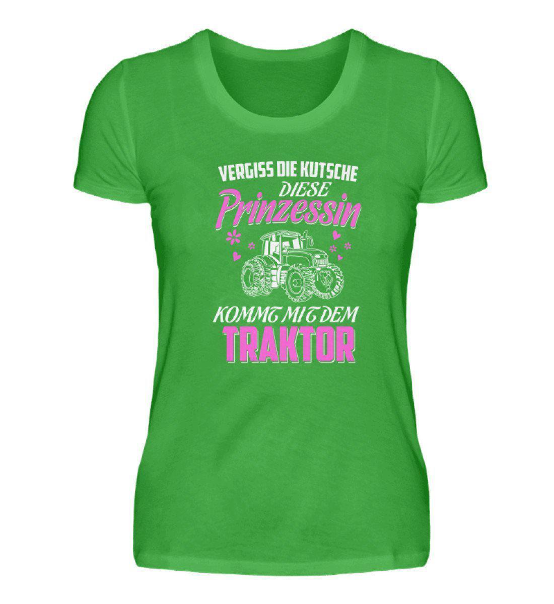 Kutsche Prinzessin Traktor · Damen T-Shirt-Damen Basic T-Shirt-Green Apple-S-Agrarstarz