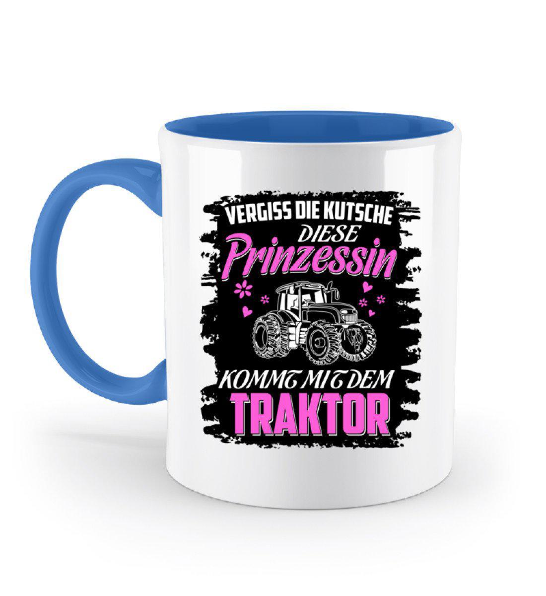 Kutsche Prinzessin Traktor · Keramik Tasse zweifarbig-Keramik Tasse Zweifarbig-Blue-330ml-Agrarstarz