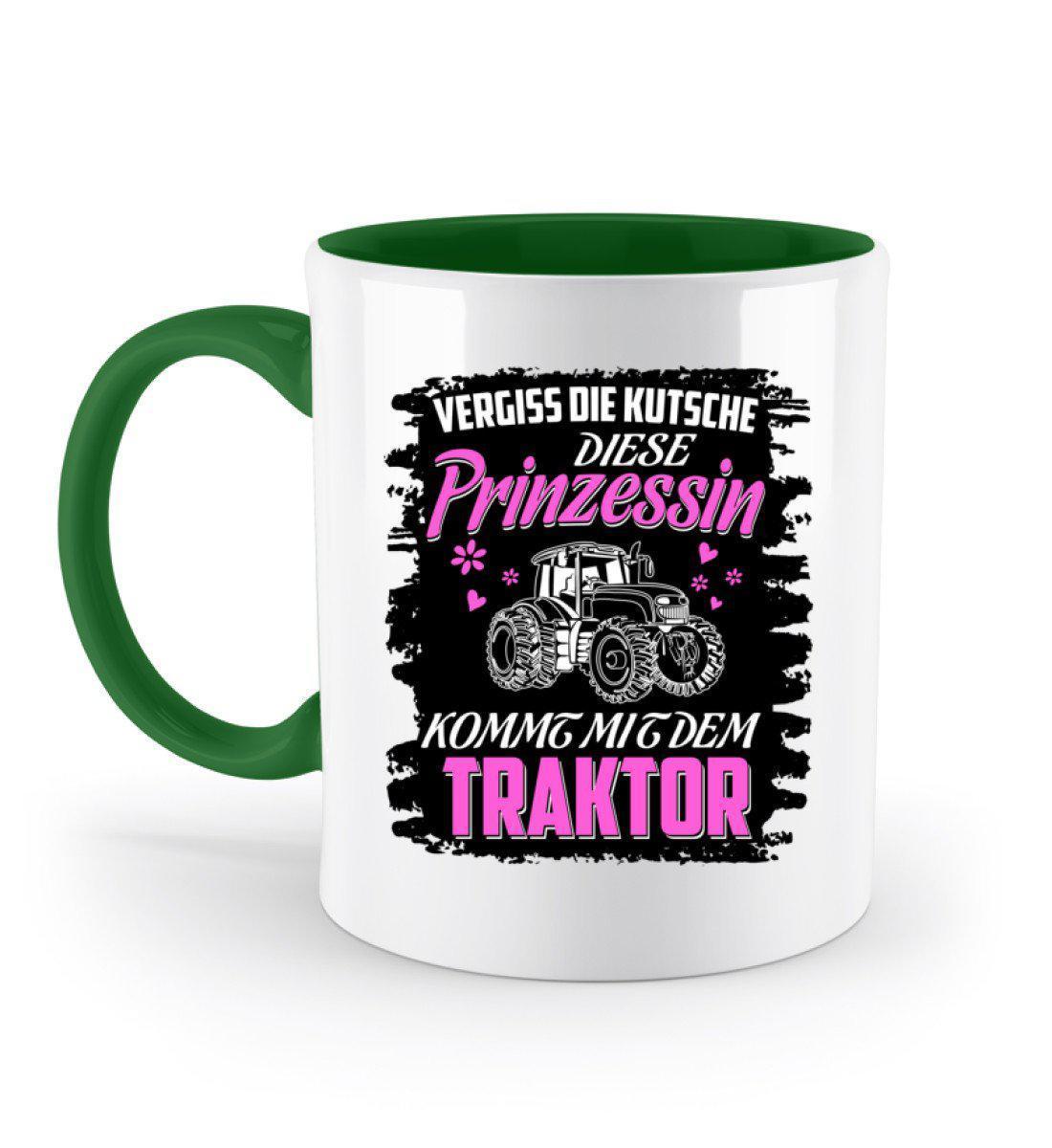 Kutsche Prinzessin Traktor · Keramik Tasse zweifarbig-Keramik Tasse Zweifarbig-Irish Green-330ml-Agrarstarz