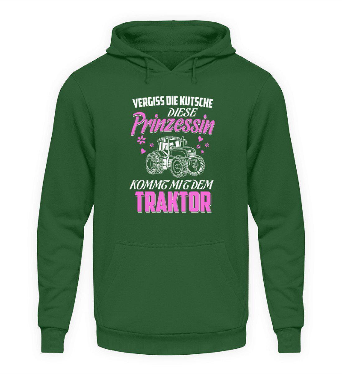 Kutsche Prinzessin Traktor · Unisex Kapuzenpullover Hoodie-Unisex Hoodie-Bottle Green-L-Agrarstarz