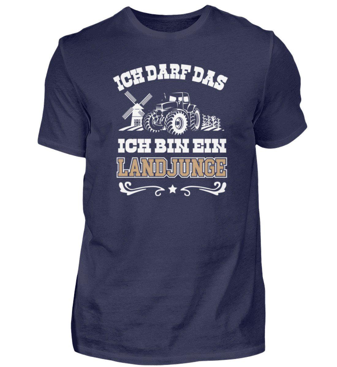 Landjunge ich darf das · Herren T-Shirt-Herren Basic T-Shirt-Navy-S-Agrarstarz