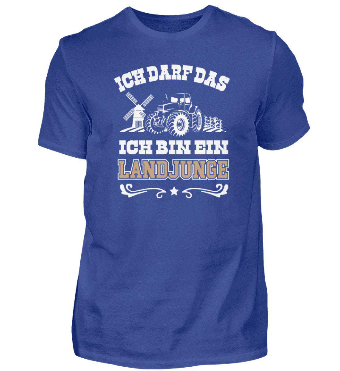 Landjunge ich darf das · Herren T-Shirt-Herren Basic T-Shirt-Royal Blue-S-Agrarstarz
