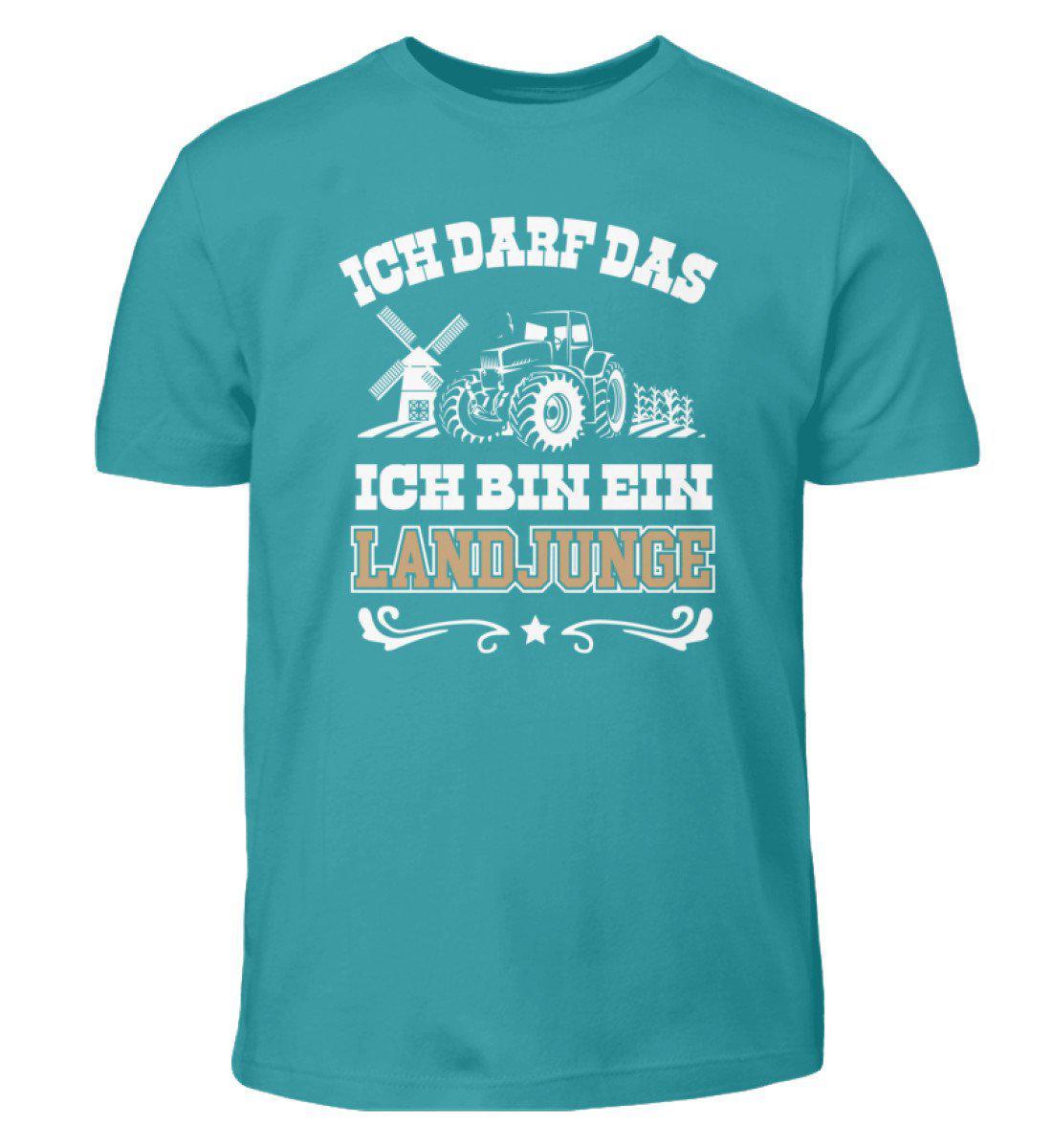 Landjunge ich darf das · Kinder T-Shirt-Kinder T-Shirt-Swimming Pool-3/4 (98/104)-Agrarstarz