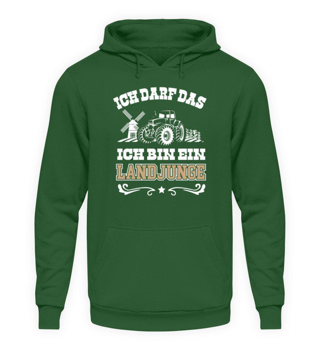 Landjunge ich darf das · Unisex Kapuzenpullover Hoodie-Unisex Hoodie-Bottle Green-L-Agrarstarz
