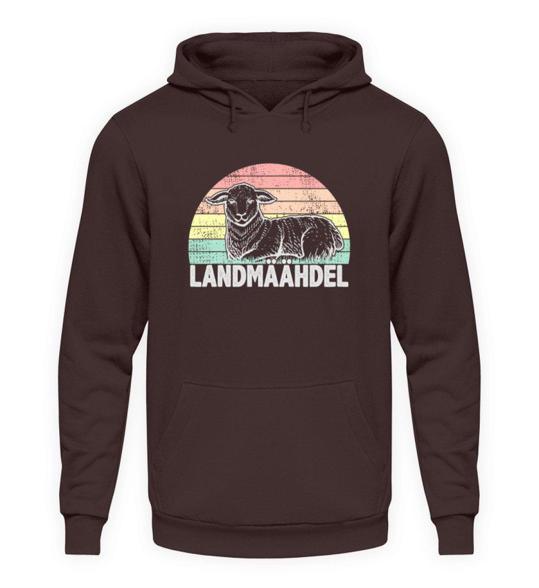 Landmäähdel Schaf Retro · Unisex Hoodie-Unisex Hoodie-Hot Chocolate-L-Agrarstarz