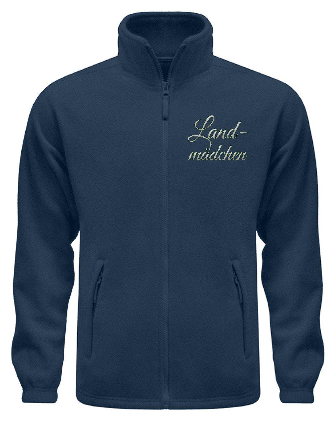 Landmädchen · Fleece Jacke mit Stick-Fleece Jacke mit Stick-Navy-S-Agrarstarz
