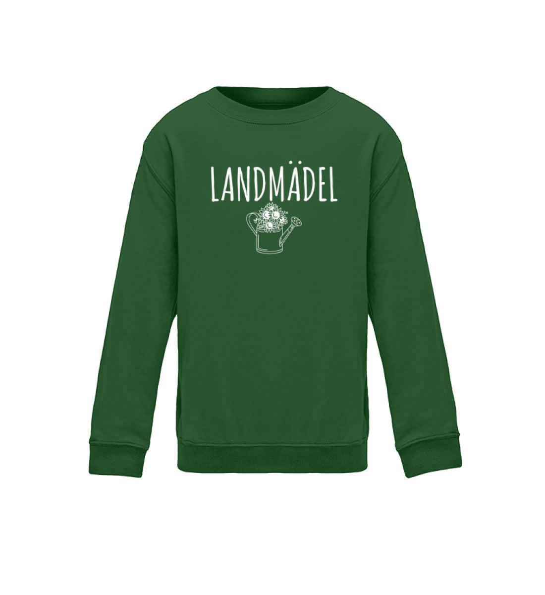 Landmädel Gießkanne · Kinder Sweatshirt-Kinder Sweatshirt-Bottle Green-12/14 (152/164)-Agrarstarz