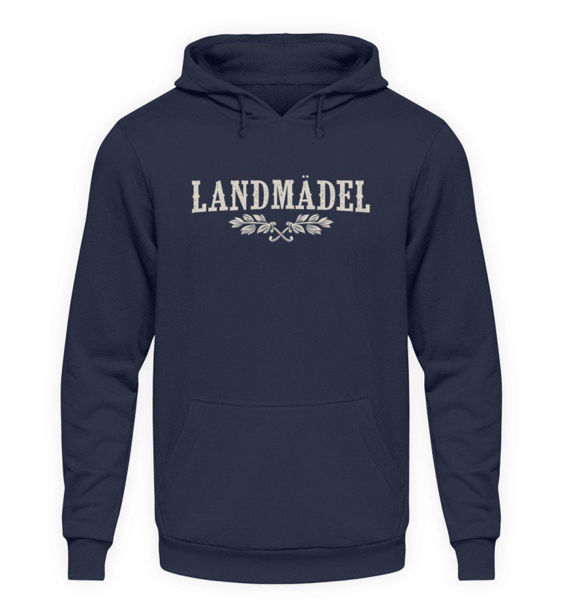 Landmädel · Unisex Kapuzenpullover Hoodie-Unisex Hoodie-Oxford Navy-L-Agrarstarz