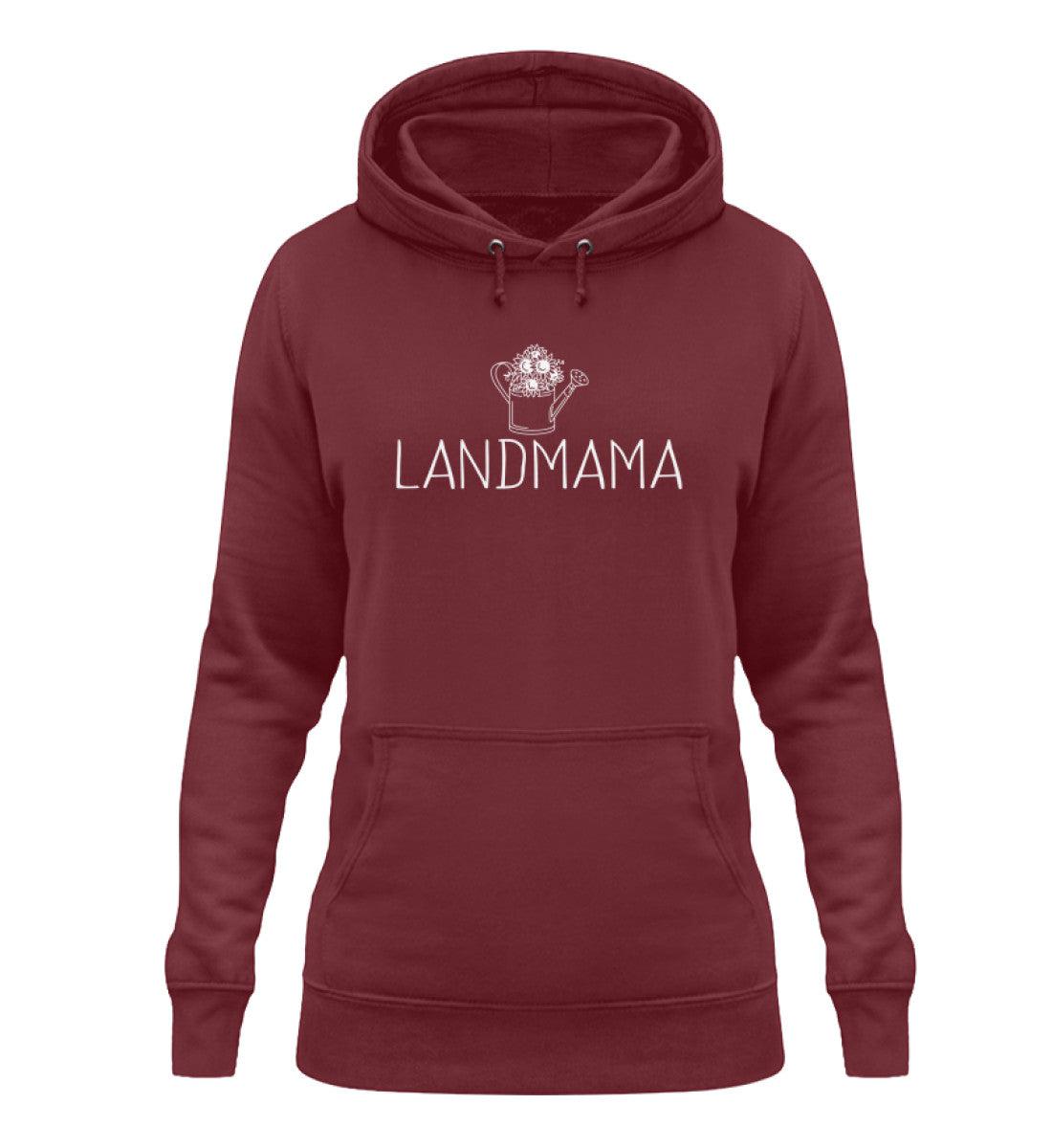 Landmama Gießkanne · Damen Hoodie-Damen Hoodie-Burgundy-XS-Agrarstarz