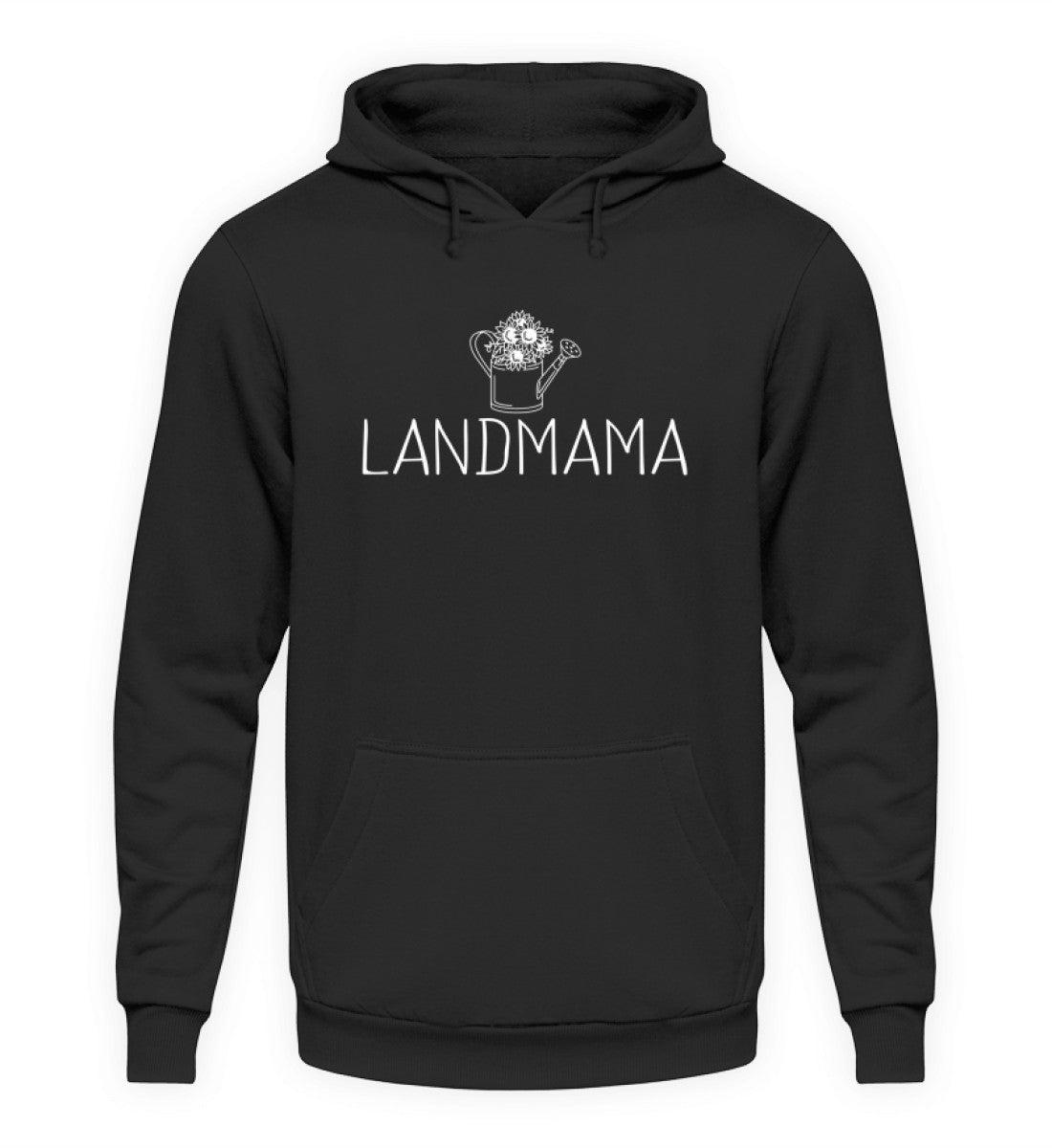 Landmama Gießkanne · Unisex Kapuzenpullover Hoodie-Unisex Hoodie-Deep Black-S-Agrarstarz