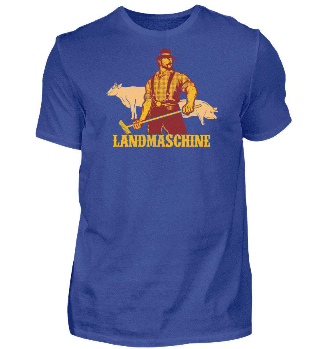 Landmaschine Retro · Herren T-Shirt-Herren Basic T-Shirt-Royal Blue-S-Agrarstarz