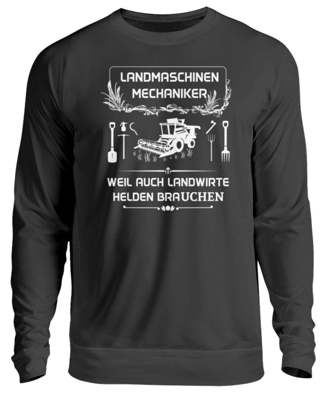 Landmaschinen Mechaniker · Unisex Sweatshirt Pullover-Unisex Sweatshirt-Jet Black-S-Agrarstarz