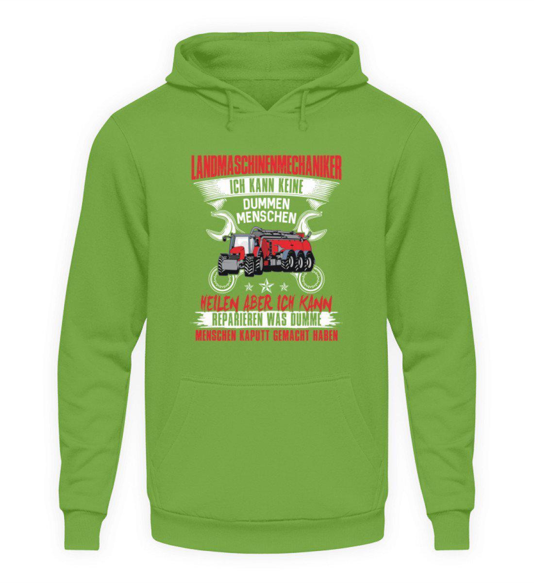 Landmaschinenmechaniker reparieren · Unisex Kapuzenpullover Hoodie-Unisex Hoodie-LimeGreen-S-Agrarstarz