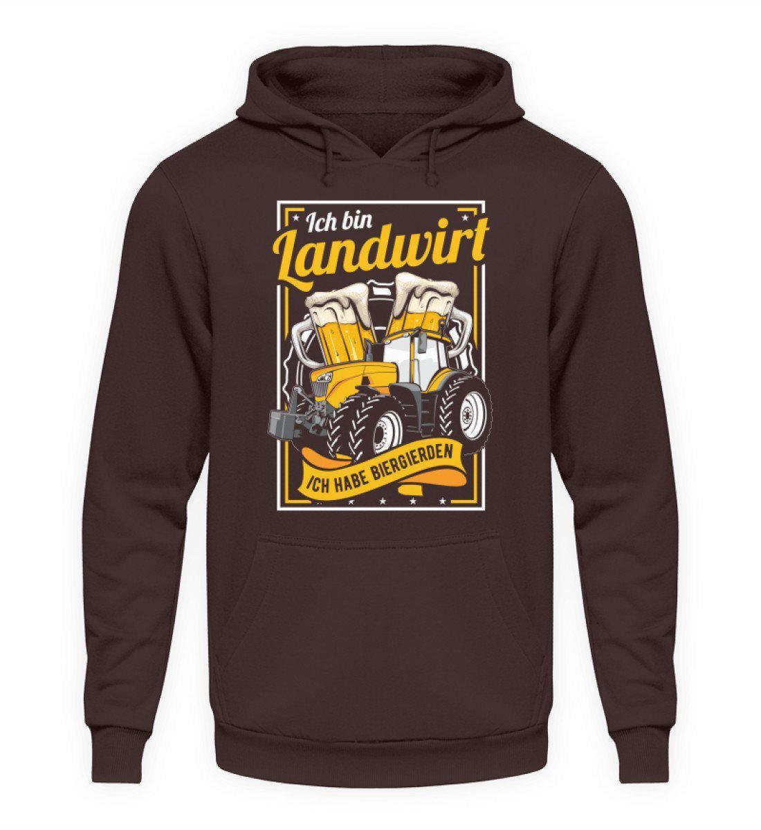 Landwirt Biergierden · Unisex Kapuzenpullover Hoodie-Unisex Hoodie-Hot Chocolate-S-Agrarstarz