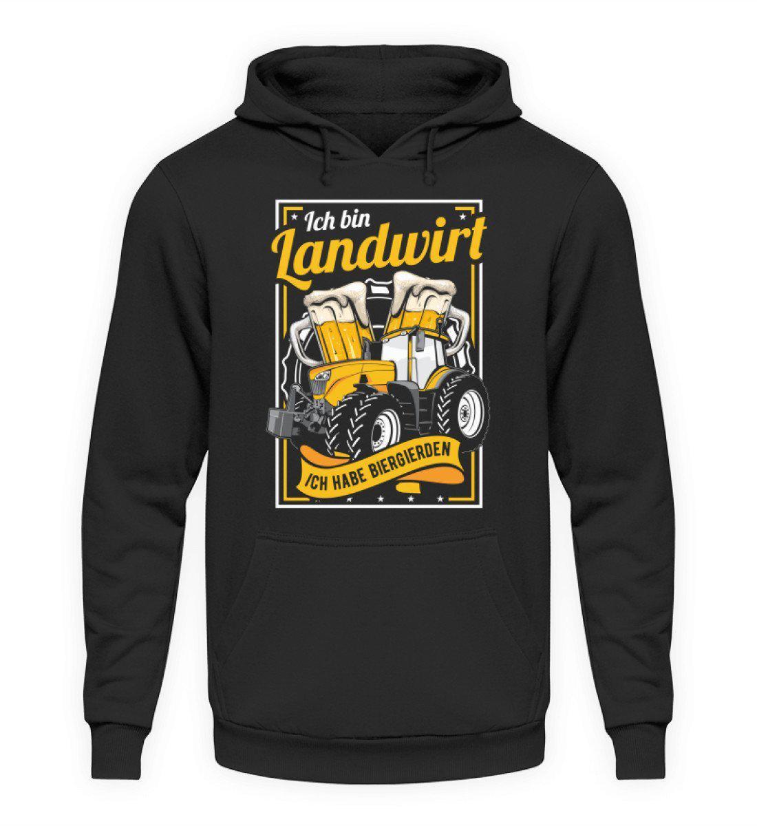 Landwirt Biergierden · Unisex Kapuzenpullover Hoodie-Unisex Hoodie-Jet Black-S-Agrarstarz
