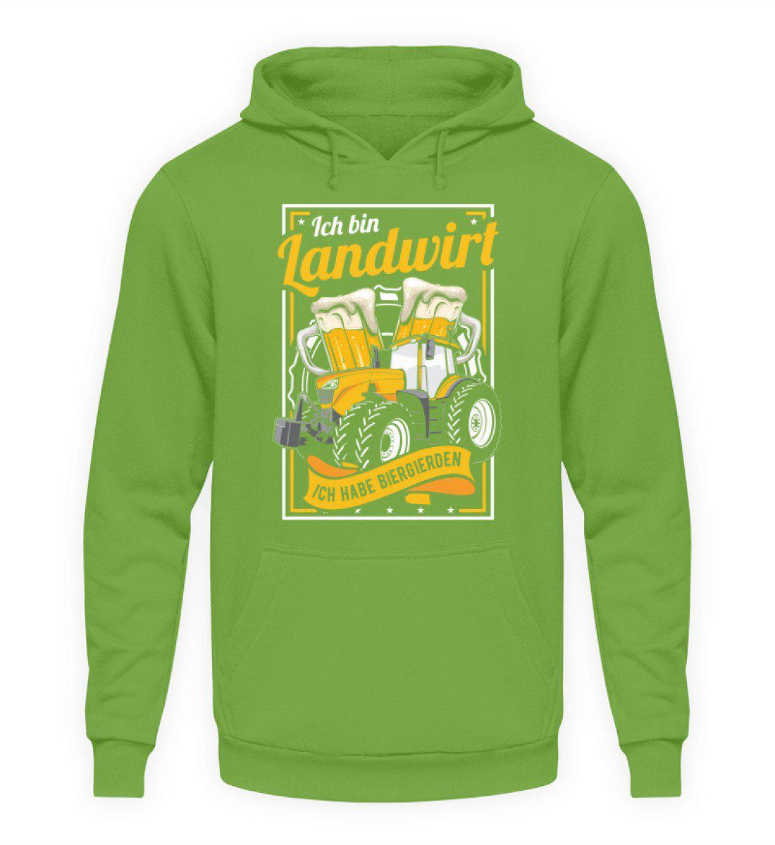 Landwirt Biergierden · Unisex Kapuzenpullover Hoodie-Unisex Hoodie-LimeGreen-S-Agrarstarz