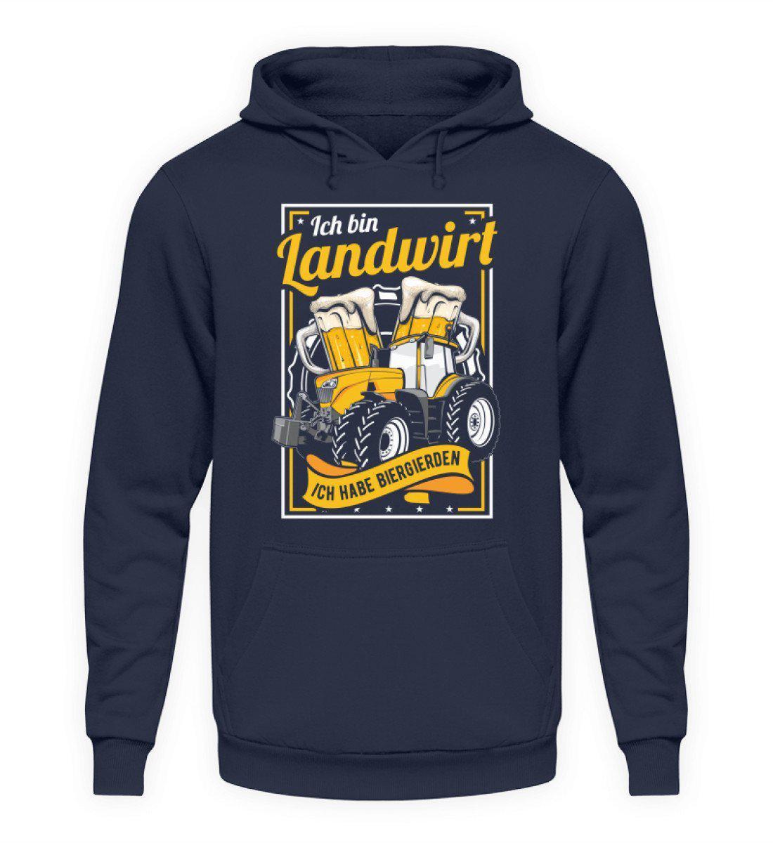 Landwirt Biergierden · Unisex Kapuzenpullover Hoodie-Unisex Hoodie-Oxford Navy-S-Agrarstarz
