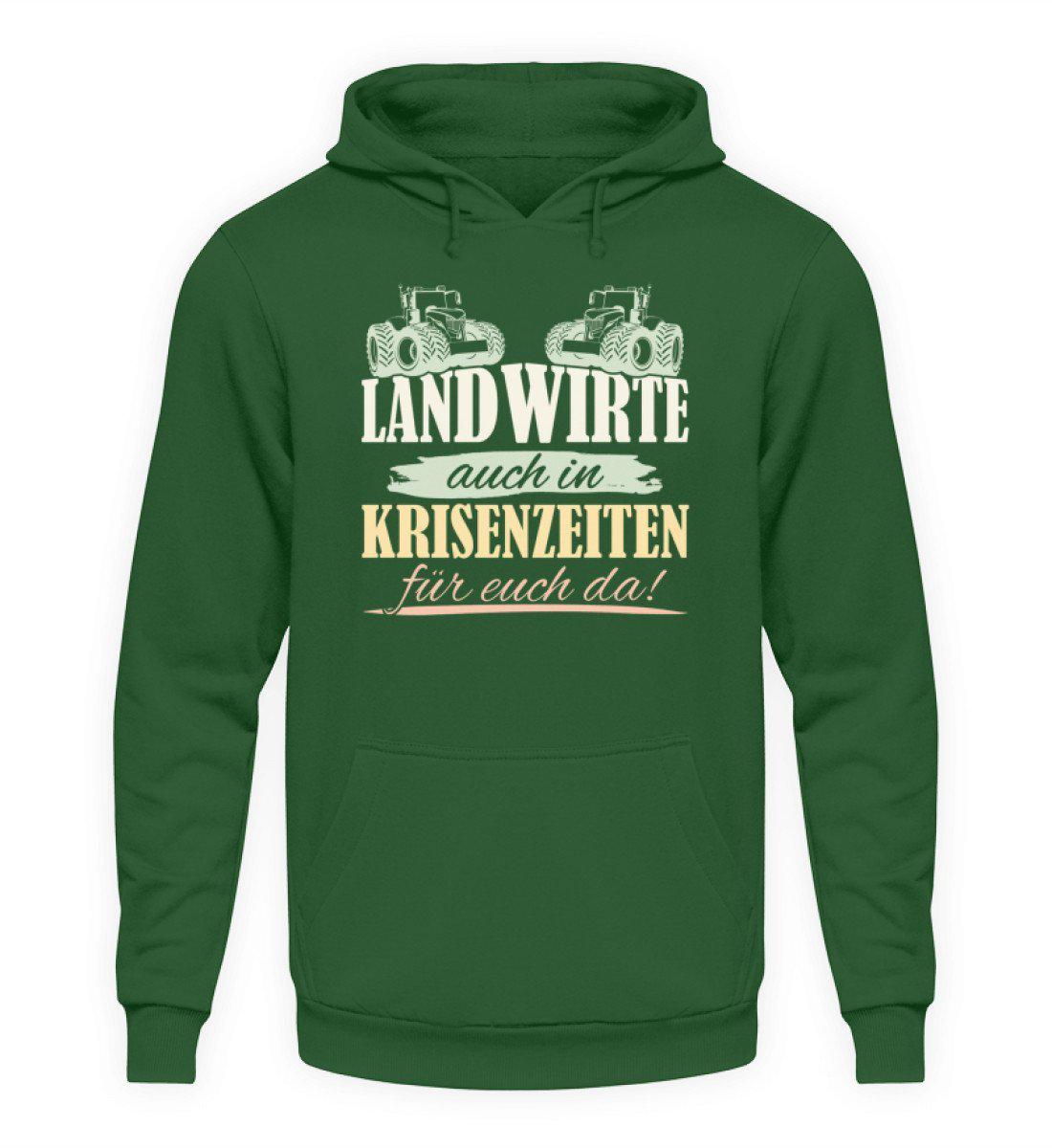 Landwirt Krisenzeiten · Unisex Kapuzenpullover Hoodie-Unisex Hoodie-Bottle Green-S-Agrarstarz