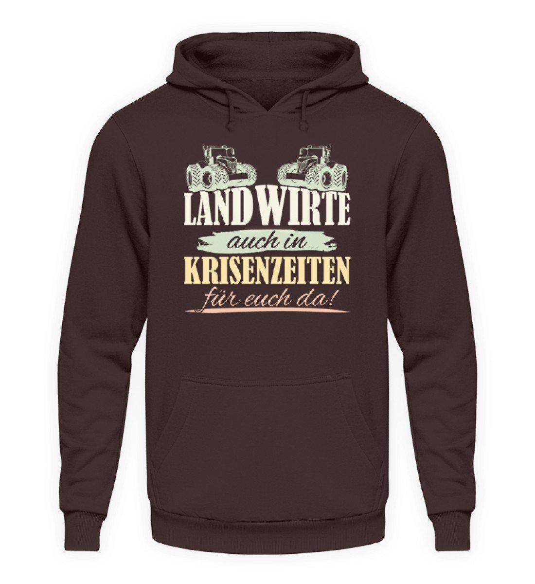 Landwirt Krisenzeiten · Unisex Kapuzenpullover Hoodie-Unisex Hoodie-Hot Chocolate-S-Agrarstarz