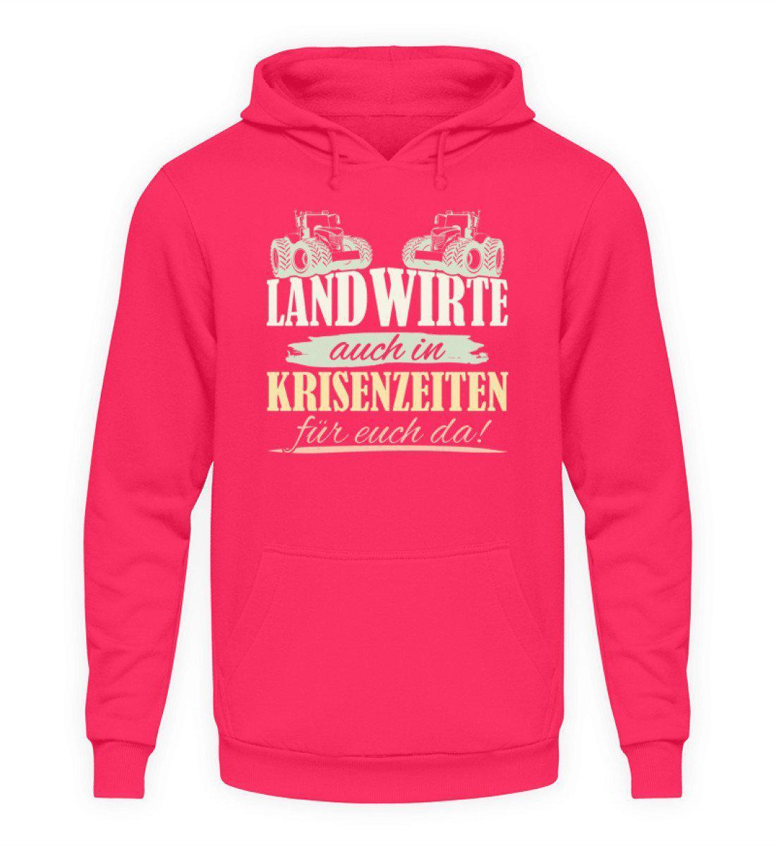 Landwirt Krisenzeiten · Unisex Kapuzenpullover Hoodie-Unisex Hoodie-Hot Pink-S-Agrarstarz