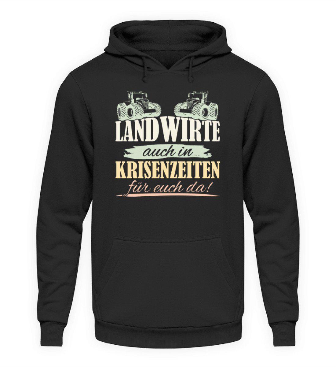 Landwirt Krisenzeiten · Unisex Kapuzenpullover Hoodie-Unisex Hoodie-Jet Black-S-Agrarstarz