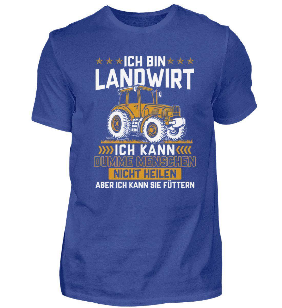 Landwirt Menschen füttern · Herren T-Shirt-Herren Basic T-Shirt-Royal Blue-S-Agrarstarz