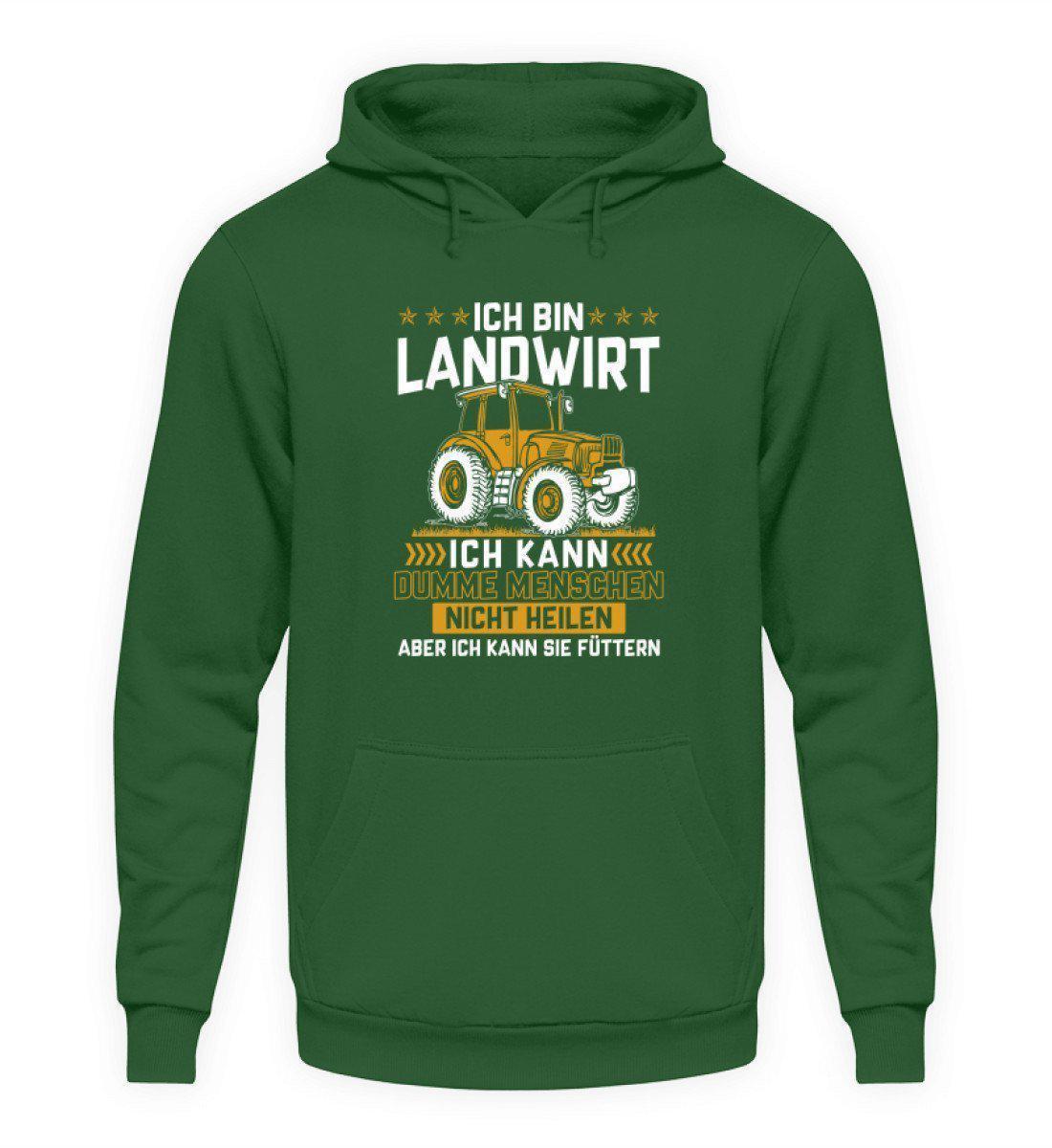 Landwirt Menschen füttern · Unisex Kapuzenpullover Hoodie-Unisex Hoodie-Bottle Green-L-Agrarstarz