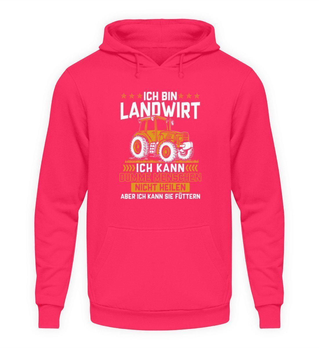 Landwirt Menschen füttern · Unisex Kapuzenpullover Hoodie-Unisex Hoodie-Hot Pink-L-Agrarstarz