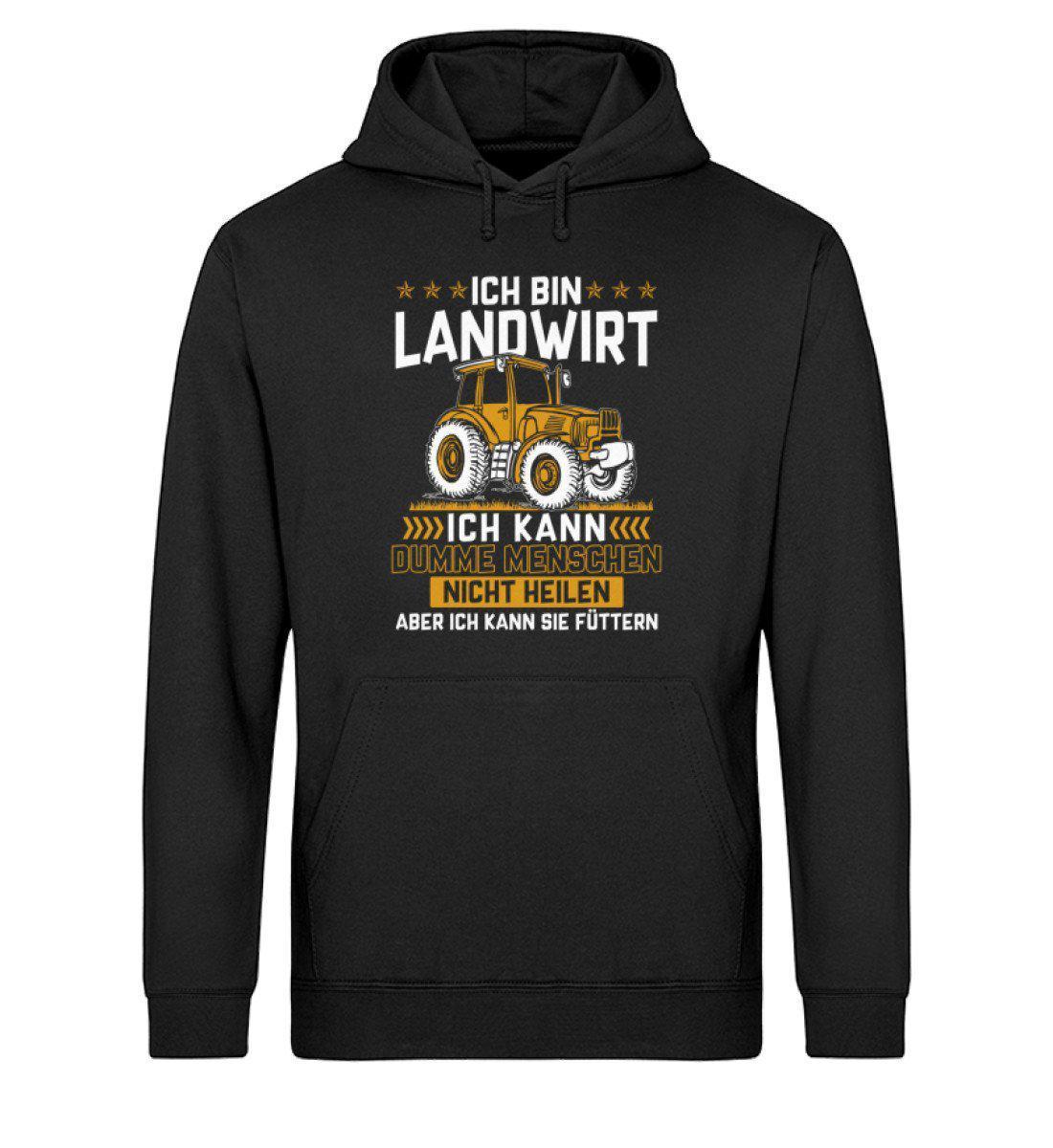 Landwirt Menschen füttern · Unisex Organic Hoodie-Drummer Hoodie ST/ST-Black-XS-Agrarstarz