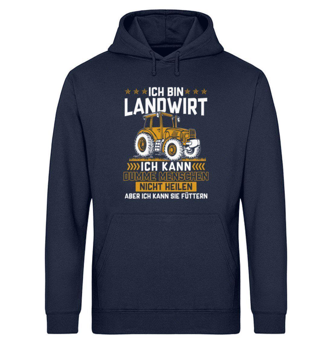 Landwirt Menschen füttern · Unisex Organic Hoodie-Drummer Hoodie ST/ST-French Navy-XS-Agrarstarz