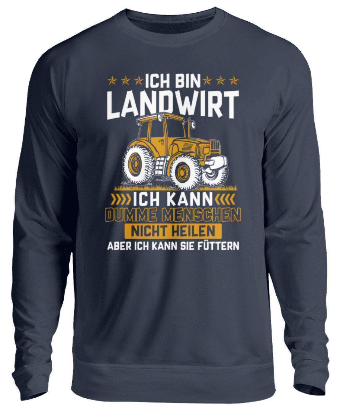 Landwirt Menschen füttern · Unisex Sweatshirt Pullover-Unisex Sweatshirt-Oxford Navy-S-Agrarstarz