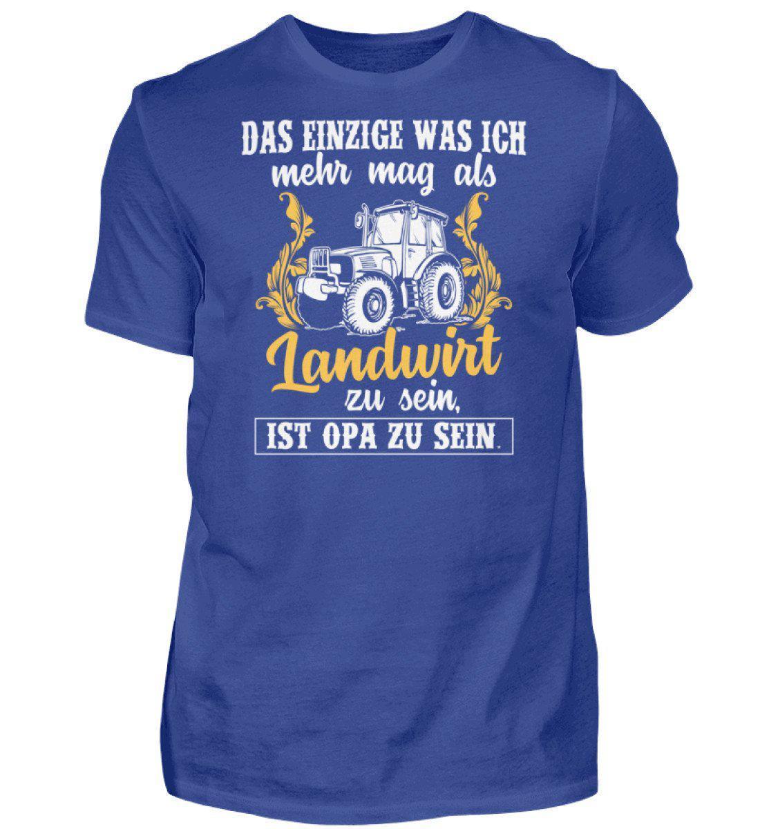 Landwirt Opa · Herren T-Shirt-Herren Basic T-Shirt-Royal Blue-S-Agrarstarz