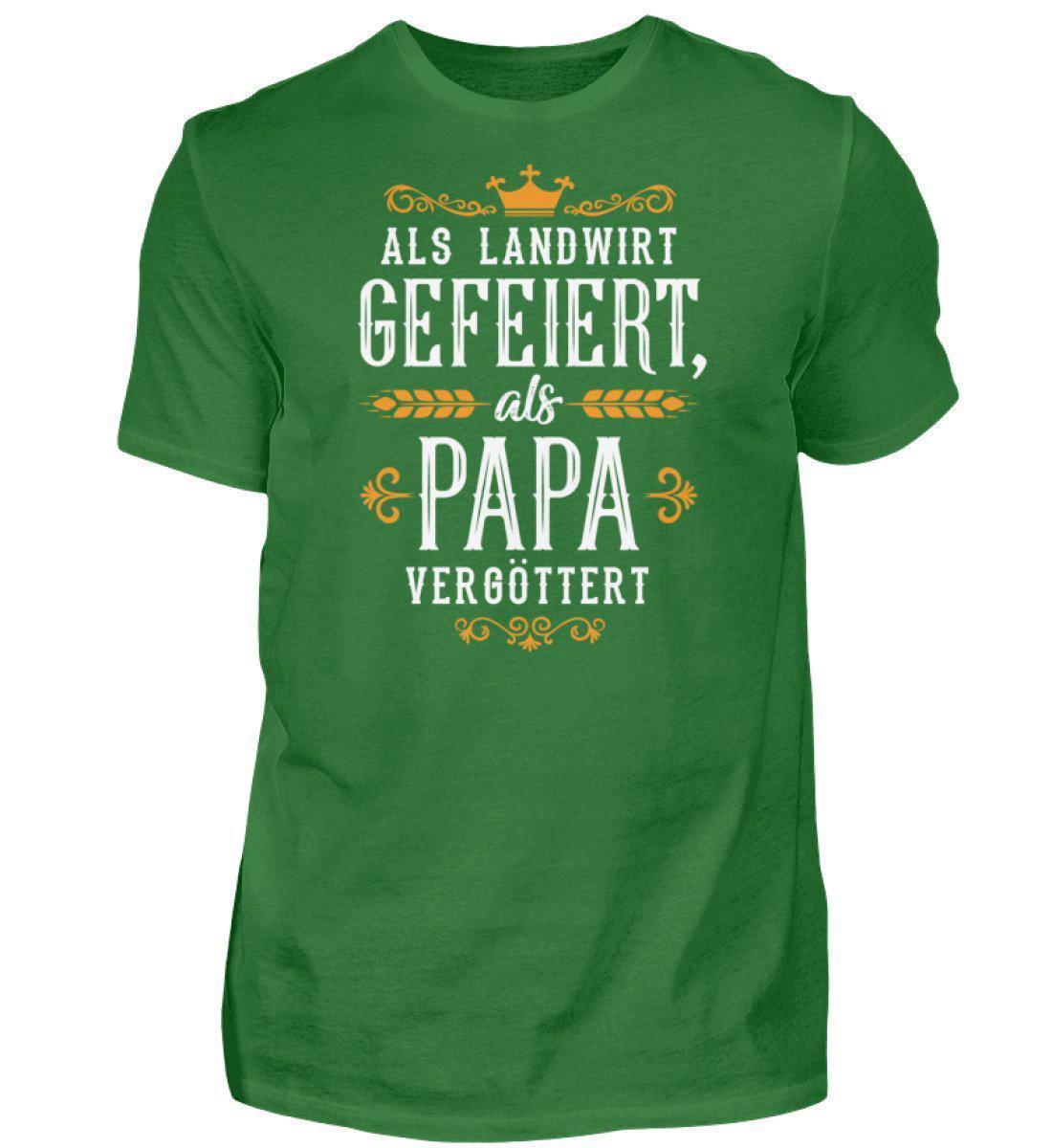 Landwirt gefeiert Papa vergöttert · Herren T-Shirt-Herren Basic T-Shirt-Kelly Green-S-Agrarstarz