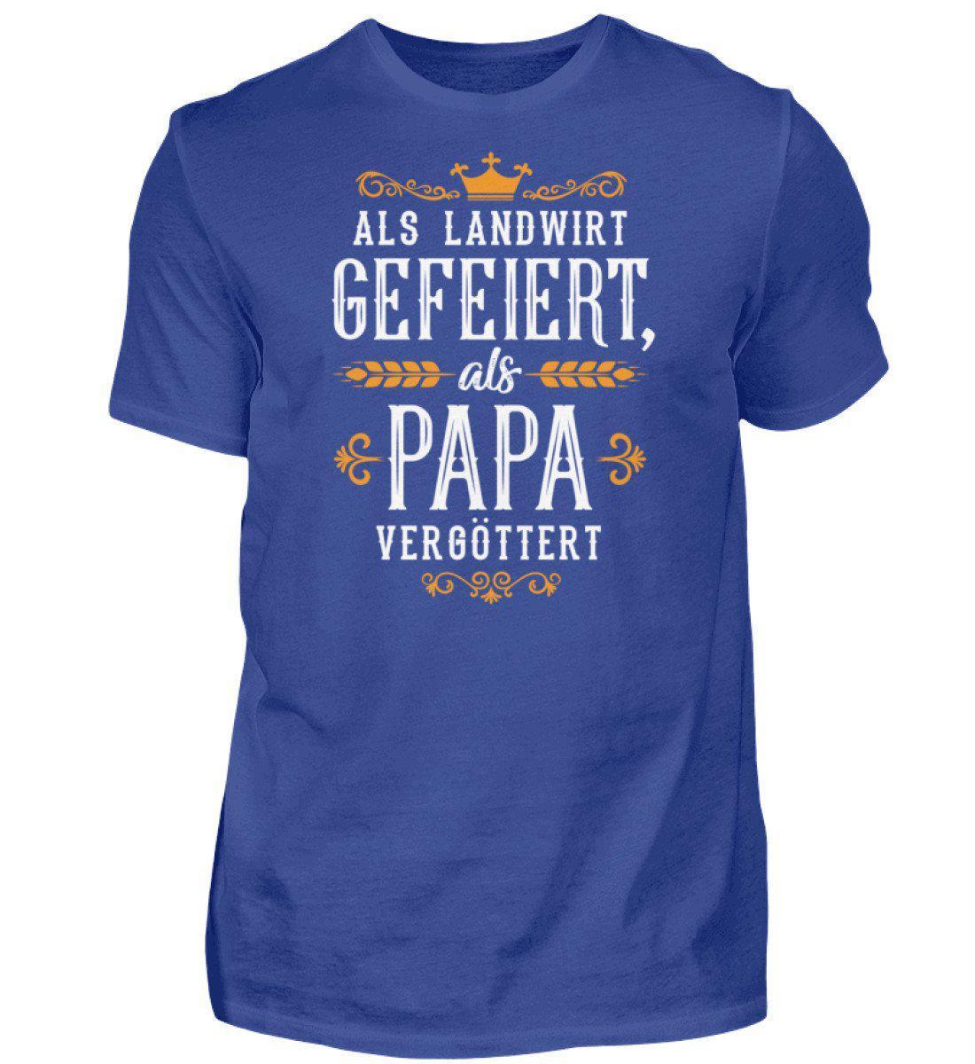 Landwirt gefeiert Papa vergöttert · Herren T-Shirt-Herren Basic T-Shirt-Royal Blue-S-Agrarstarz