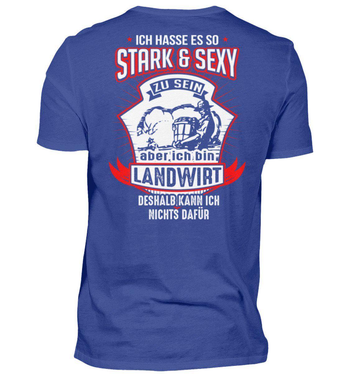 Landwirt stark · Herren T-Shirt-Herren Basic T-Shirt-Royal Blue-S-Agrarstarz