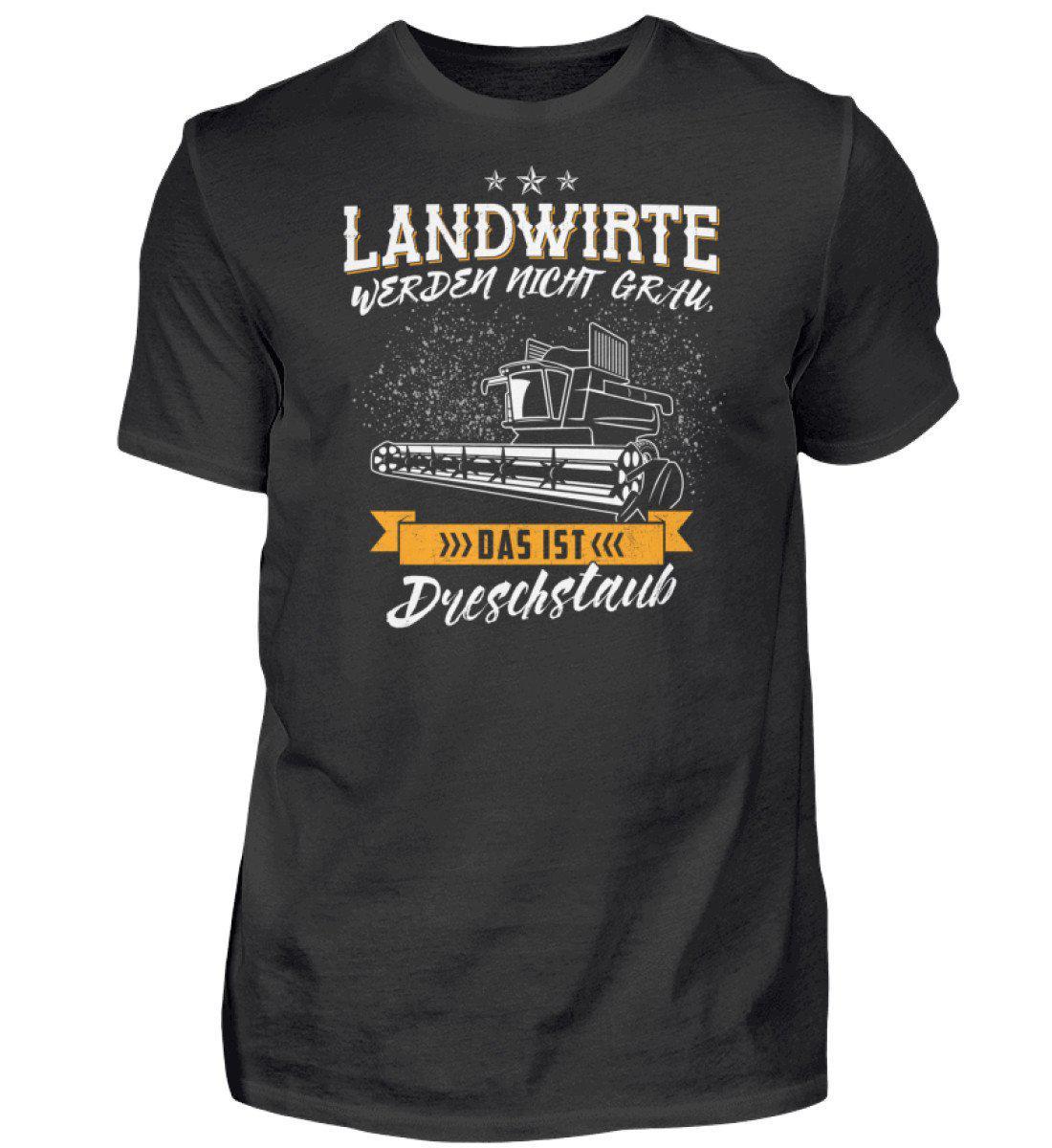 Landwirte grau Dreschstaub · Herren T-Shirt-Herren Basic T-Shirt-Black-S-Agrarstarz