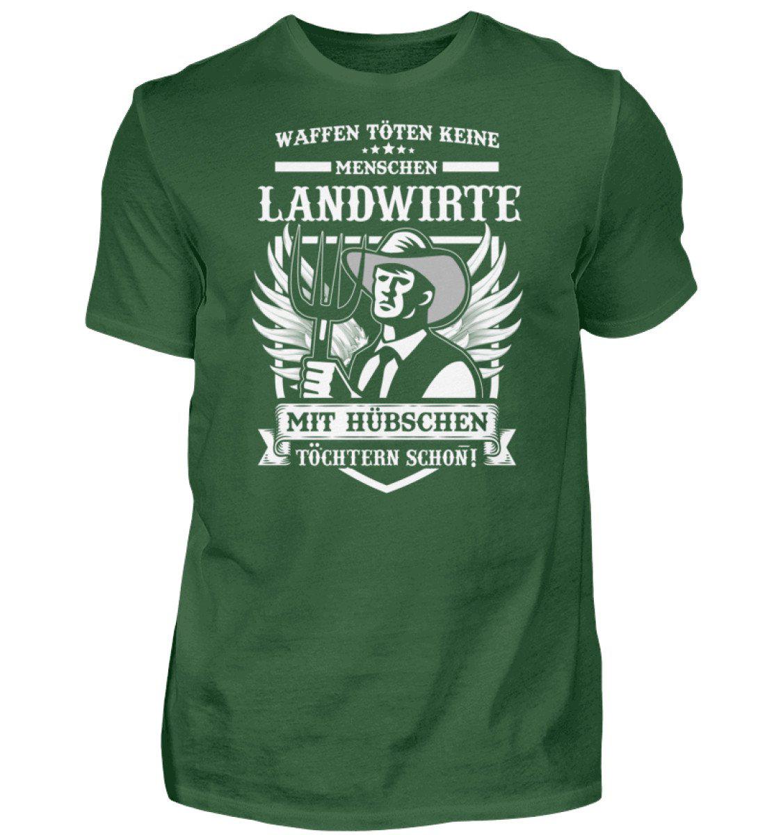 Landwirte hübsche Töchter · Herren T-Shirt-Herren Basic T-Shirt-Bottle Green-S-Agrarstarz