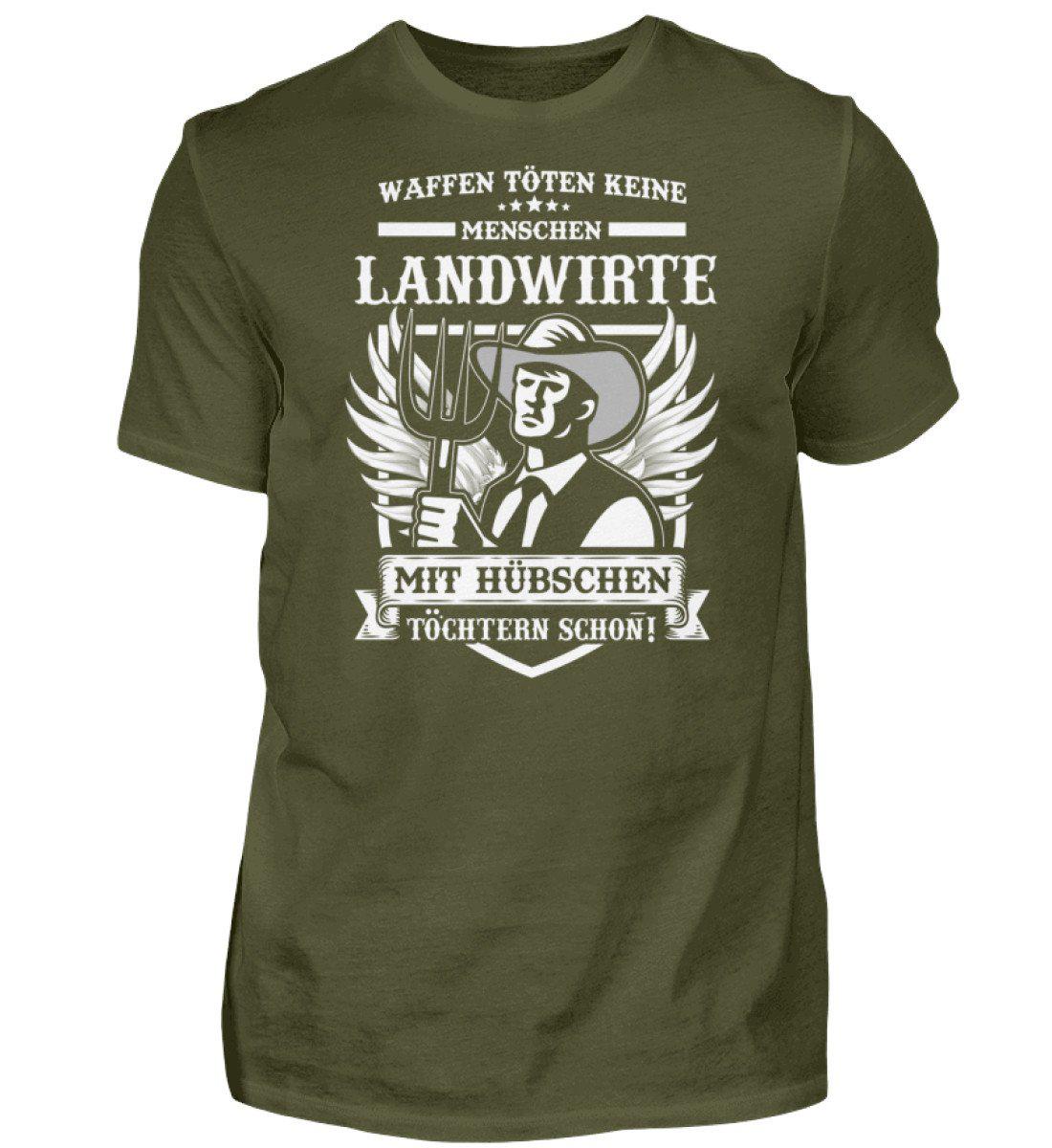 Landwirte hübsche Töchter · Herren T-Shirt-Herren Basic T-Shirt-Urban Khaki-S-Agrarstarz