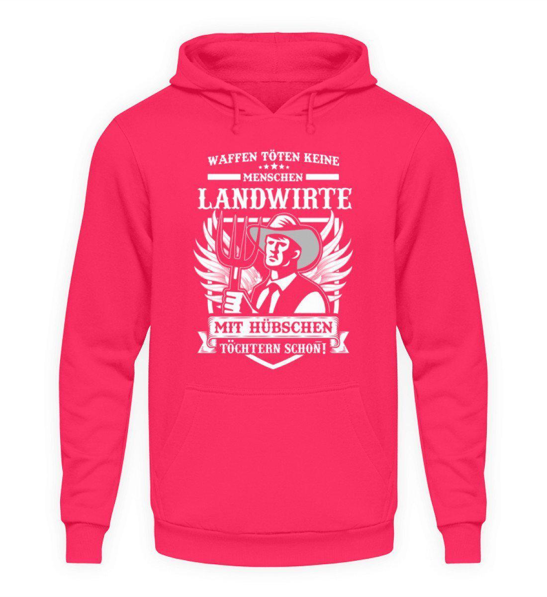 Landwirte hübsche Töchter · Unisex Kapuzenpullover Hoodie-Unisex Hoodie-Hot Pink-S-Agrarstarz