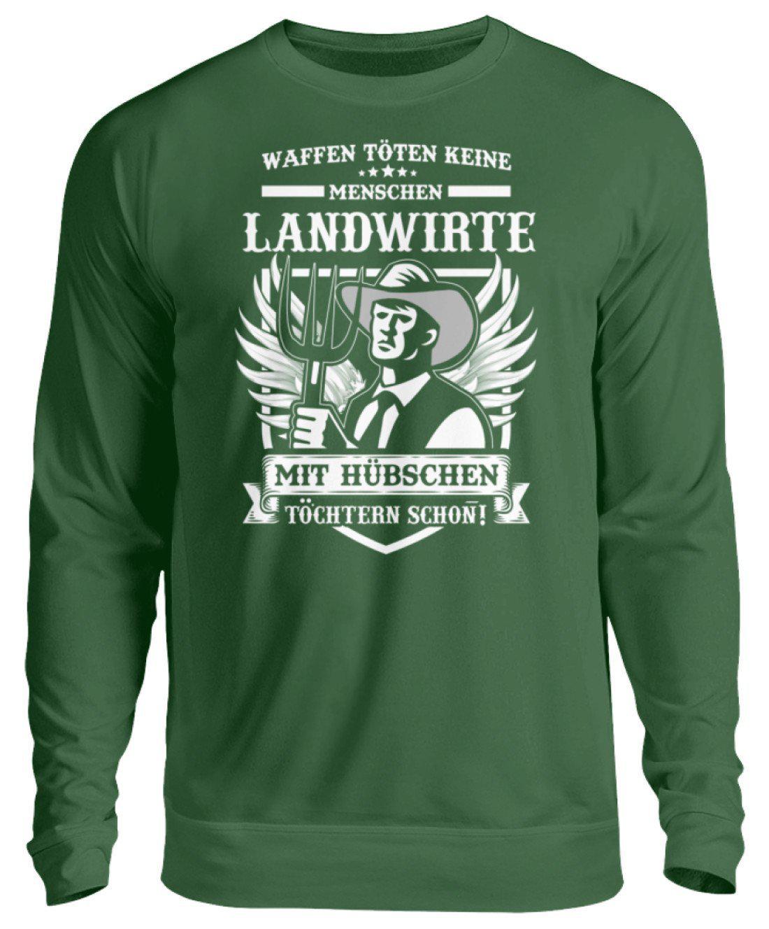 Landwirte hübsche Töchter · Unisex Sweatshirt Pullover-Unisex Sweatshirt-Bottle Green-S-Agrarstarz