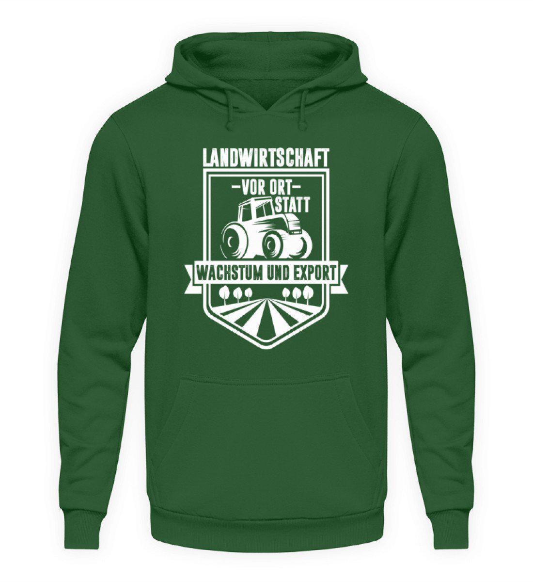 Landwirtschaft vor Ort · Unisex Kapuzenpullover Hoodie-Unisex Hoodie-Bottle Green-L-Agrarstarz