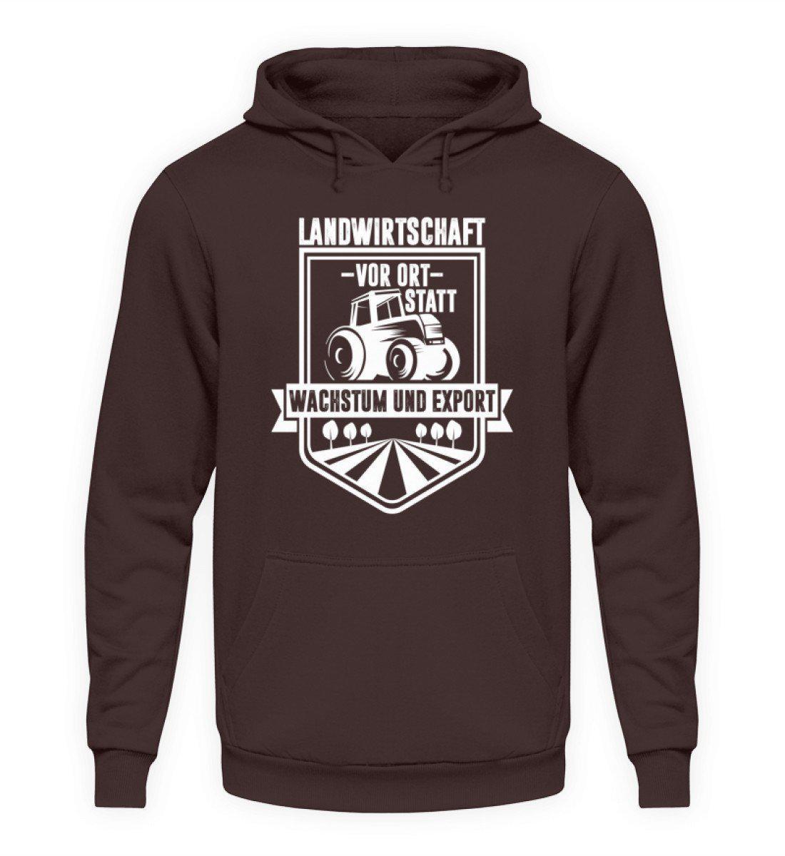 Landwirtschaft vor Ort · Unisex Kapuzenpullover Hoodie-Unisex Hoodie-Hot Chocolate-L-Agrarstarz