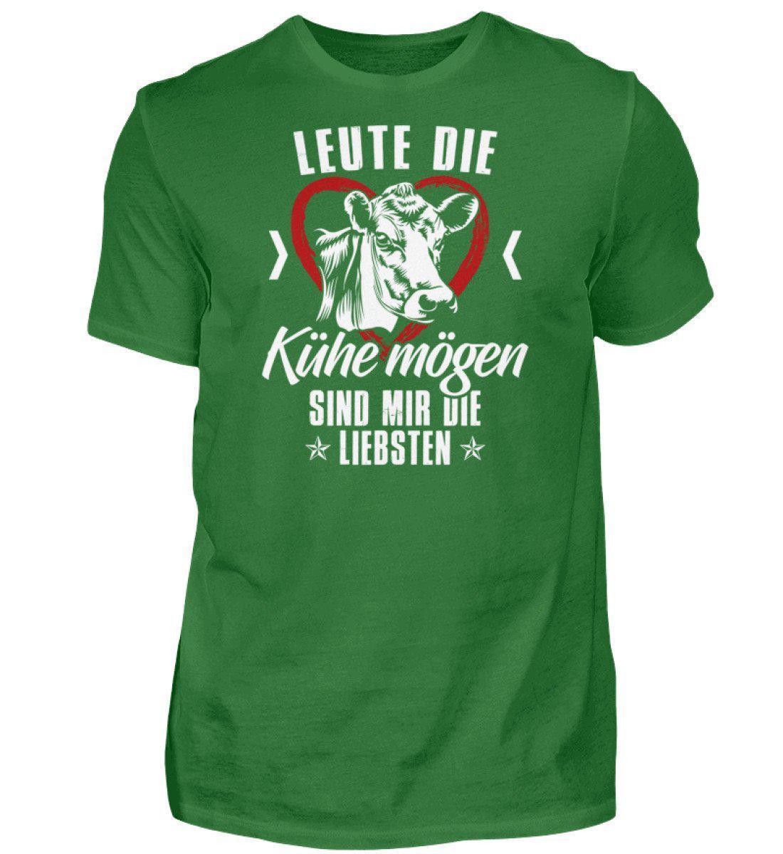 Leute Kühe mögen - Herren Shirt-Herren Basic T-Shirt-Kelly Green-S-Agrarstarz