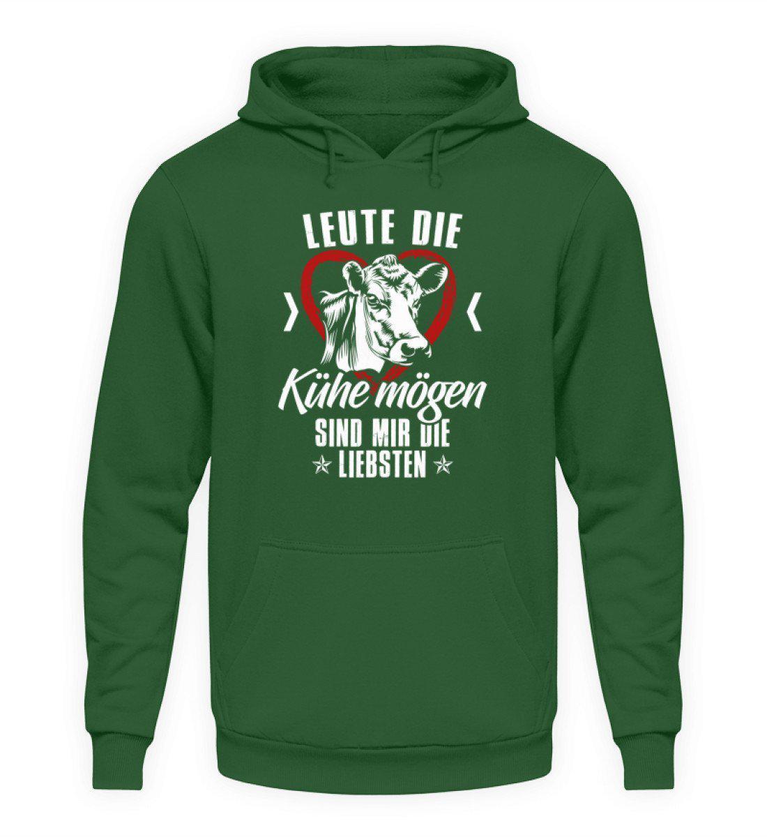 Leute Kühe mögen · Unisex Kapuzenpullover Hoodie-Unisex Hoodie-Bottle Green-L-Agrarstarz
