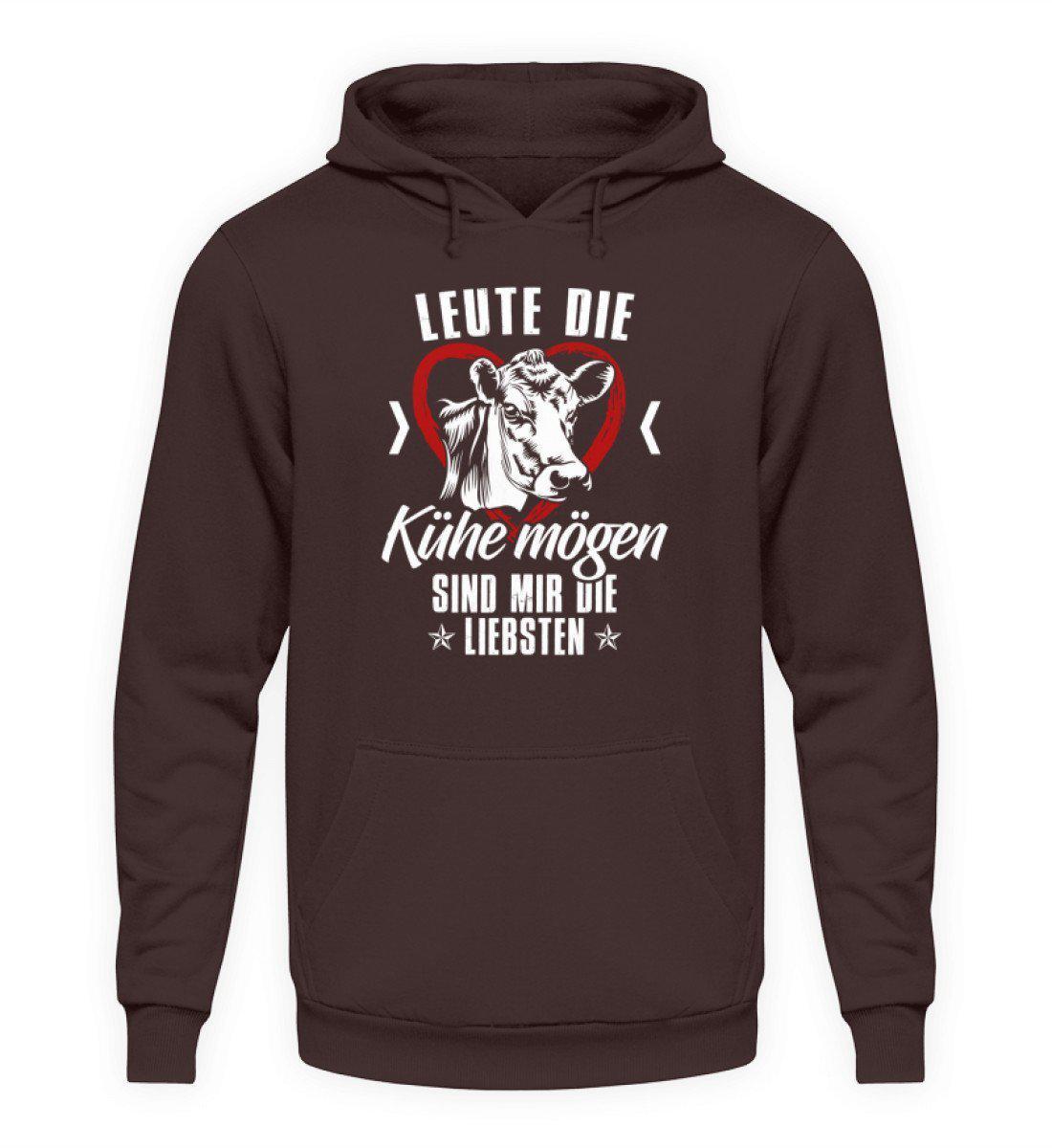 Leute Kühe mögen · Unisex Kapuzenpullover Hoodie-Unisex Hoodie-Hot Chocolate-L-Agrarstarz