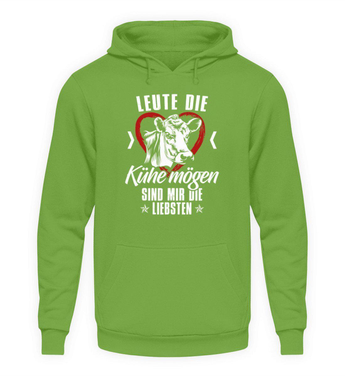 Leute Kühe mögen · Unisex Kapuzenpullover Hoodie-Unisex Hoodie-LimeGreen-L-Agrarstarz