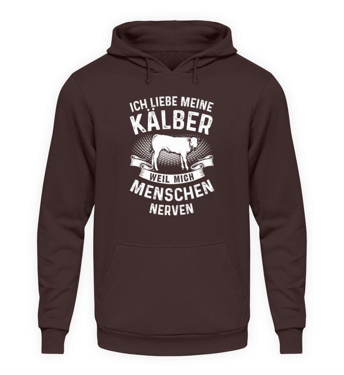 Liebe Kälber Menschen nerven · Unisex Kapuzenpullover Hoodie-Unisex Hoodie-Hot Chocolate-S-Agrarstarz