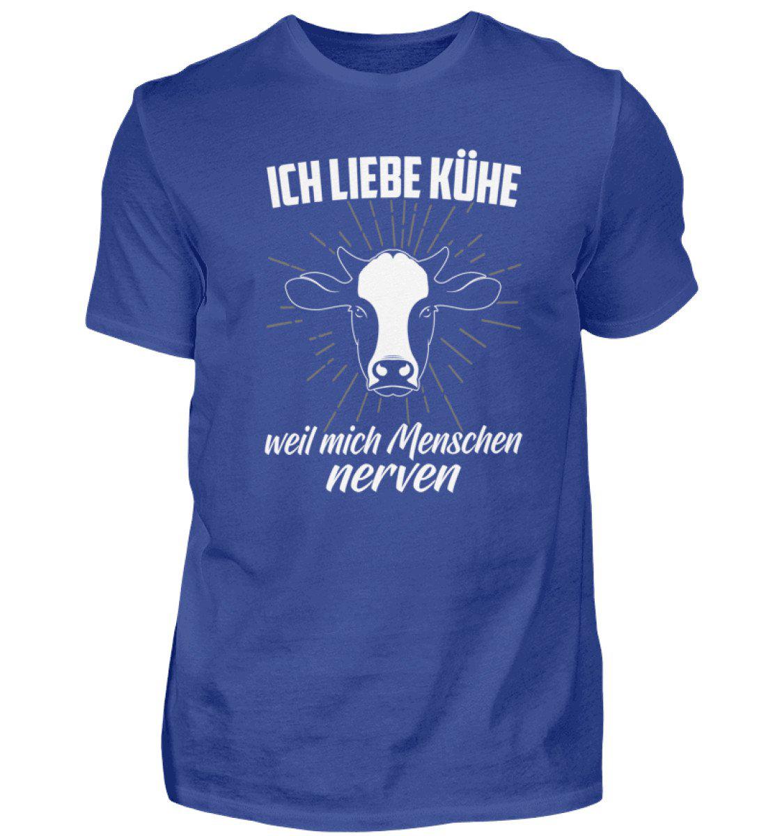 Liebe Kühe Menschen nerven · Herren T-Shirt-Herren Basic T-Shirt-Royal Blue-S-Agrarstarz