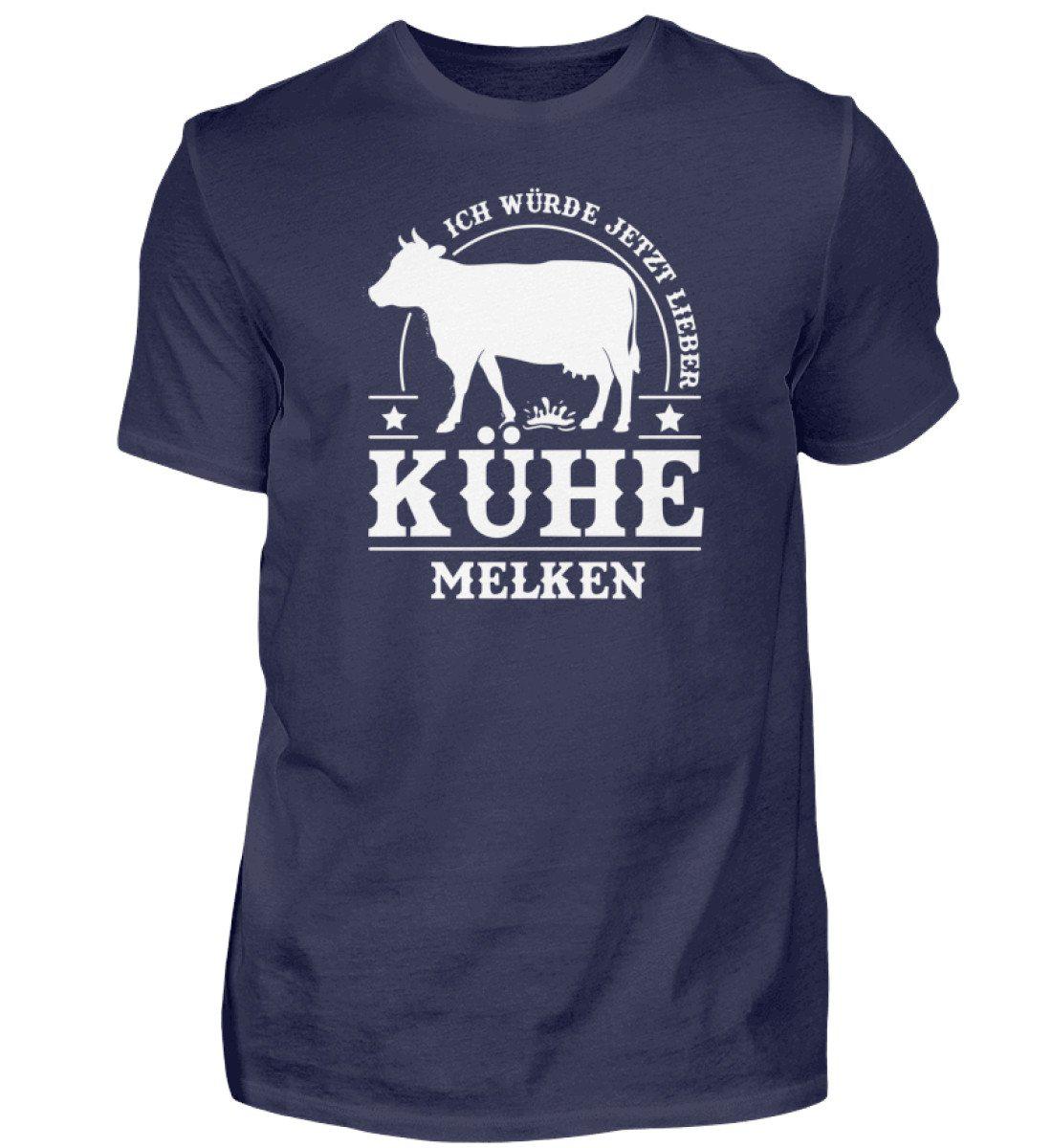 Lieber Kühe melken - Herren Shirt-Herren Basic T-Shirt-Agrarstarz